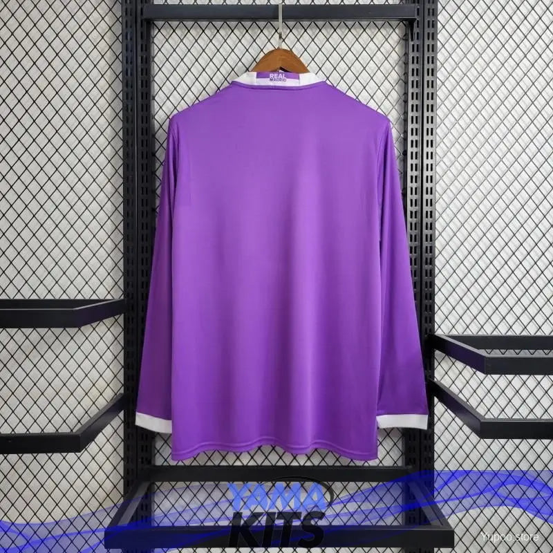 Real Madrid Away Long Sleeve 2016/17 Classic Shirtss