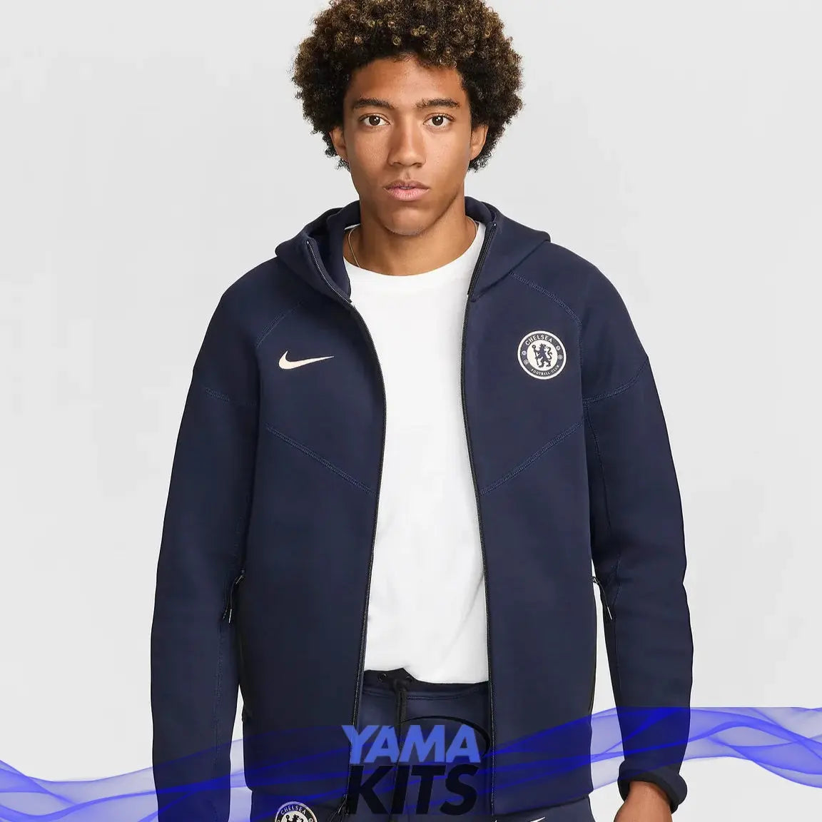 Veste Chelsea tech nike "Bleu" fleece 2024/2025 nike tech