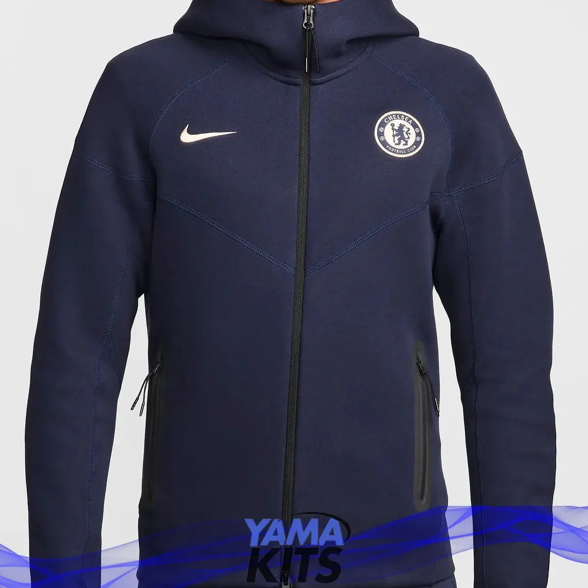 Veste Chelsea tech nike "Bleu" fleece 2024/2025 nike tech