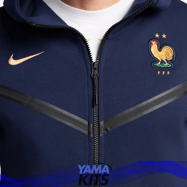 Veste France tech nike "Bleu" fleece 2024/2025 nike tech