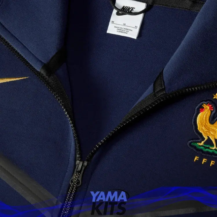 Veste France tech nike "Bleu" fleece 2024/2025 nike tech