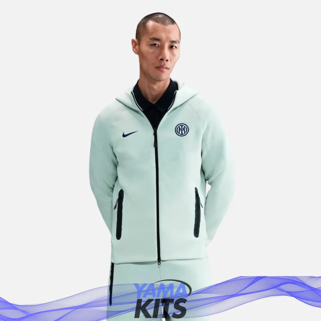 Veste Inter Milan tech nike "vert fluo" fleece 2024/2025 nike tech