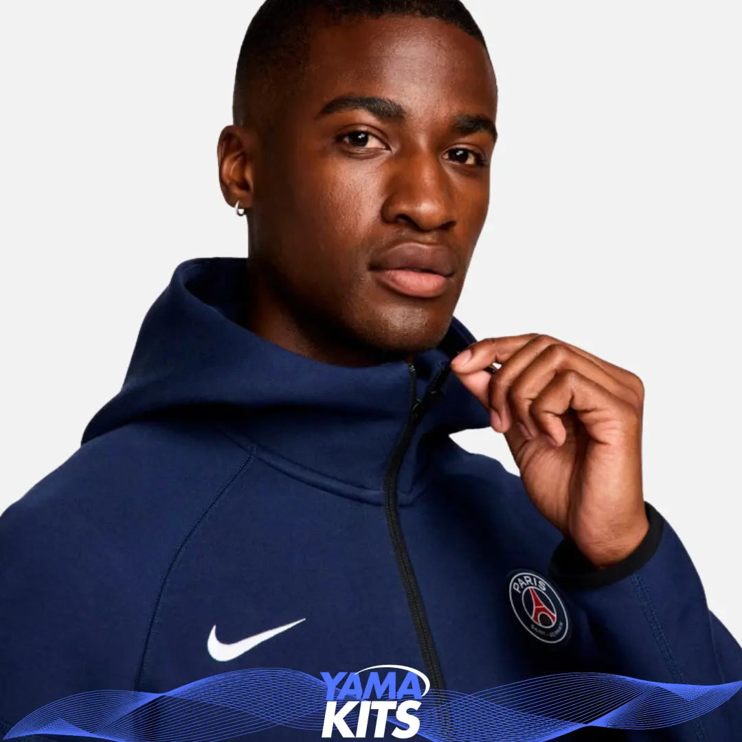 Veste Paris SG tech nike "Bleu" fleece 2024/2025 nike tech