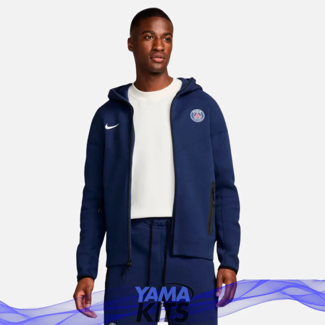 Veste Paris SG tech nike "Bleu" fleece 2024/2025 nike tech