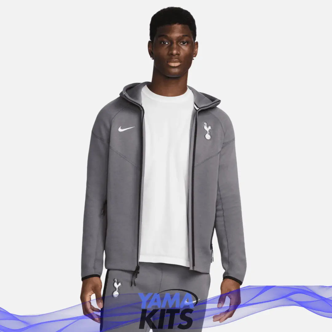 Veste Totteham tech nike "Gris foncé" fleece 2024/2025 nike tech