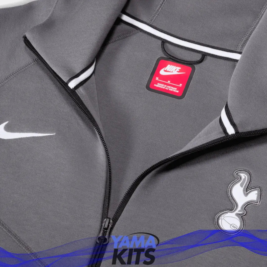 Veste Totteham tech nike "Gris foncé" fleece 2024/2025 nike tech