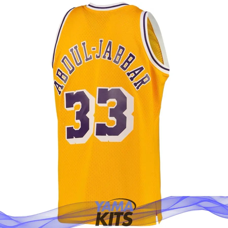 KAREEM ABDUL-JABBAR LOS ANGELES LAKERS VINTAGE JERSEY