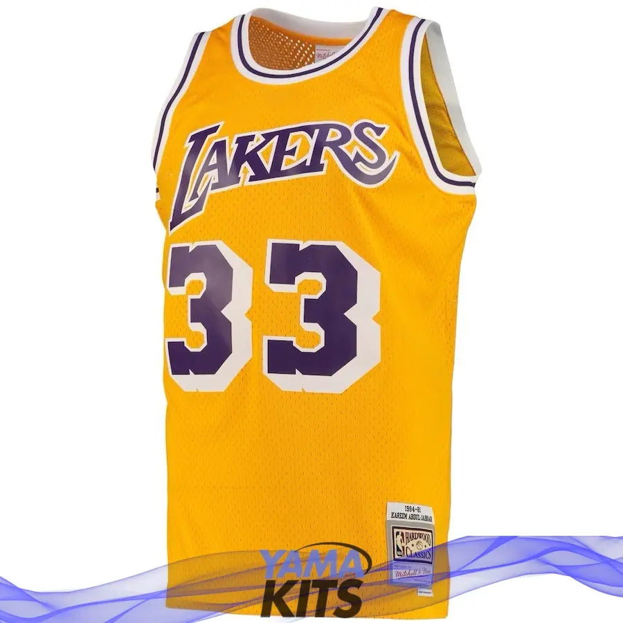 KAREEM ABDUL-JABBAR LOS ANGELES LAKERS VINTAGE JERSEY