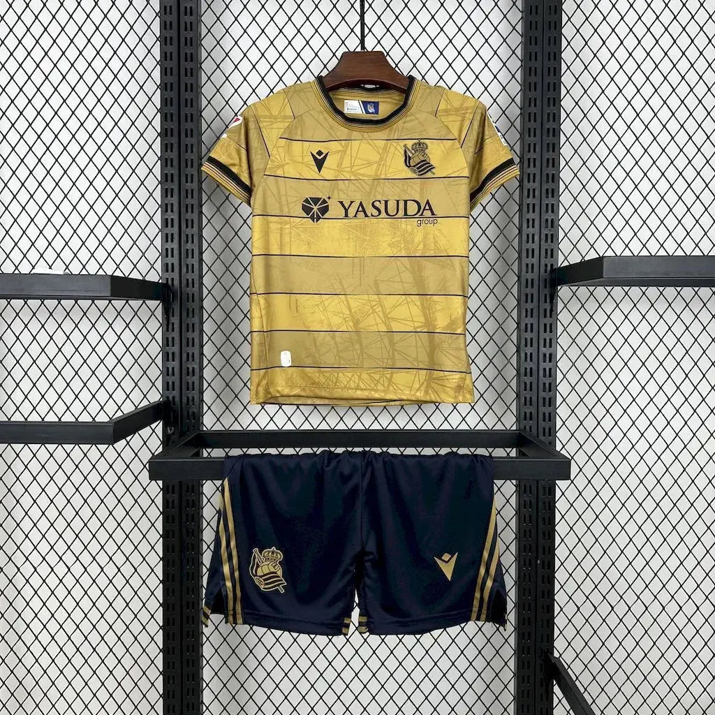 Kit Enfant Real Sociedad extérieur 2024-25 Maison To Sport