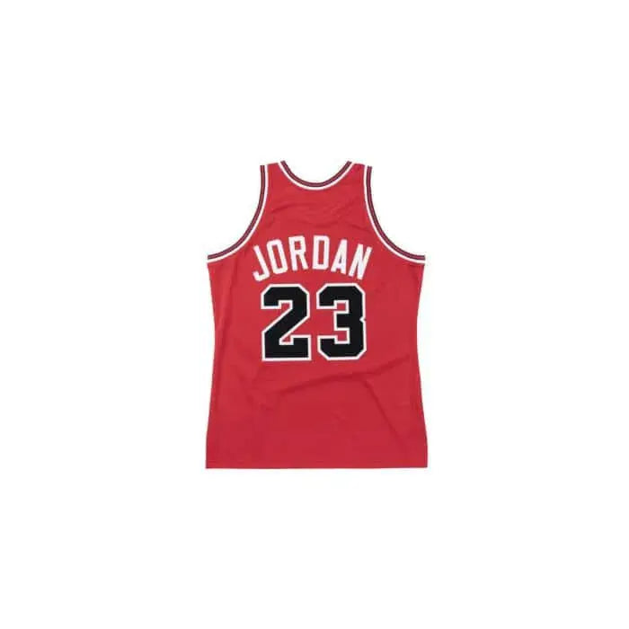 Michael Jordan Chicago Bulls Red NBA Jersey 1987-88 Mitchell &amp; Ness