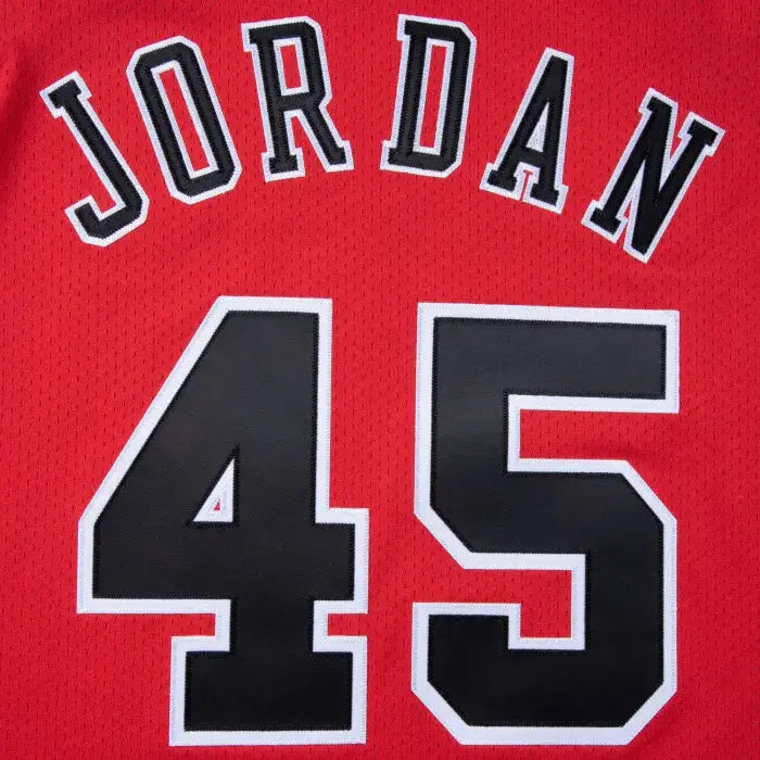 Michael Jordan Chicago Bulls Red NBA Jersey 1994-95 Mitchell &amp; Ness - I'm Back Road Edition