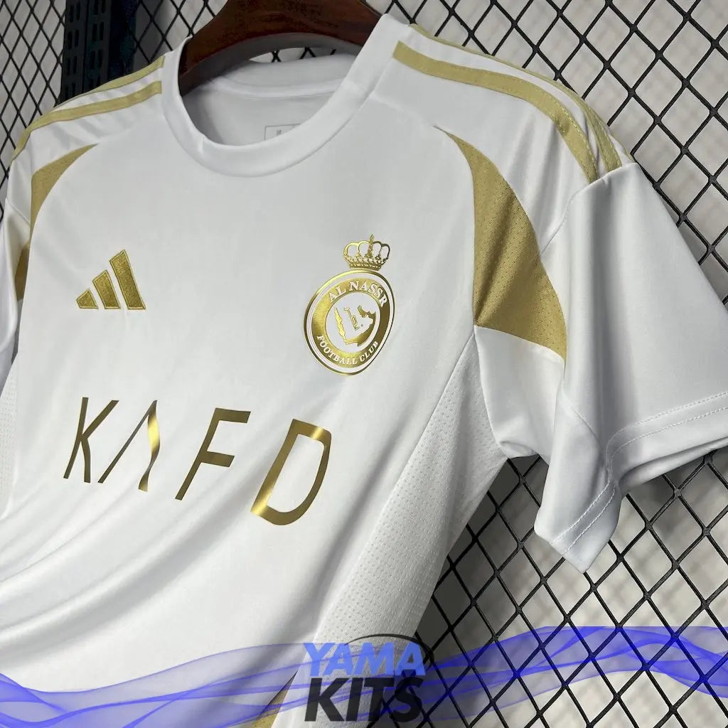 Maillot Al Nassr Third "Or,Blanc" 2024/2025 YamaKits