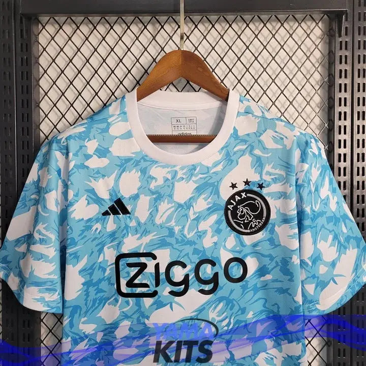 Maillot Ajax avant-match "bleu" 2023/2024 YamaKits