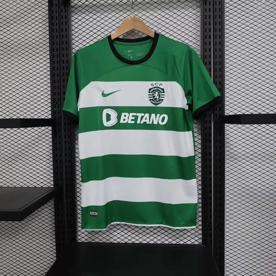 Sporting Home Jersey "Green, White" 2023/2024 