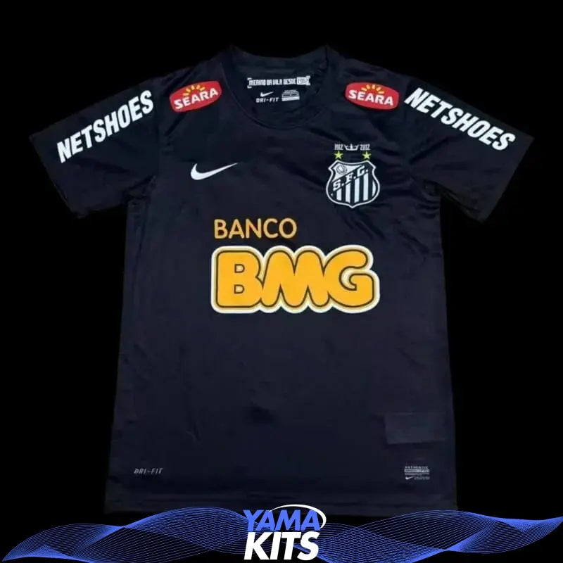 Maillot Santos Rétro Noir 11/12 Maison To Sport