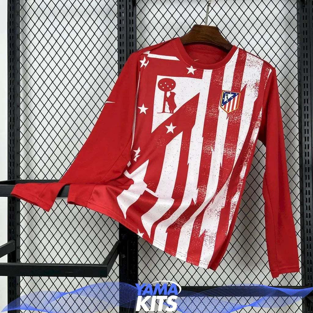 Maillot Atletico Madrid manches longues 2025-26 entrainement Maison To Sport