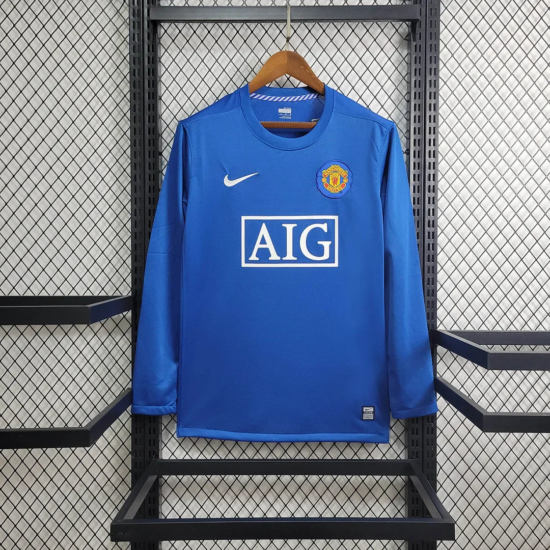 Maillot Manchester United Extérieur Manches Longues 2008/2009