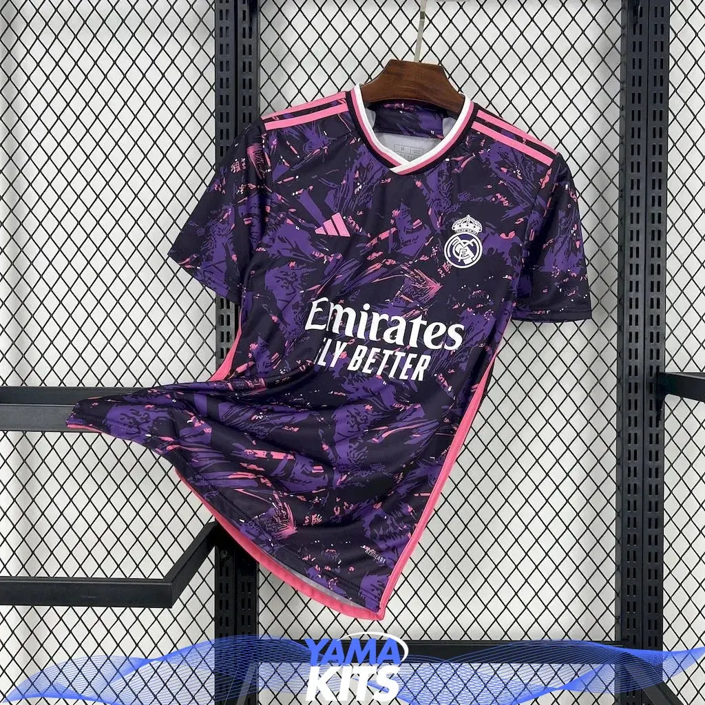 Maillot Real Madrid foot concept rose 2024 2025 Maison To Sport
