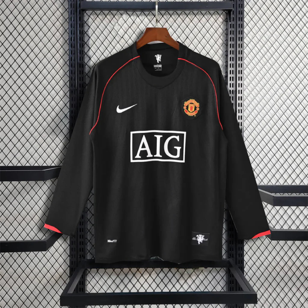 Maillot Manchester United Extérieur Manches Longues 2007/2008