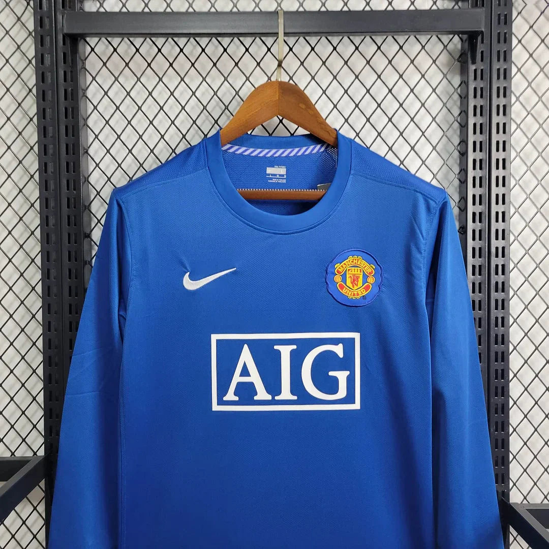 Maillot Manchester United Extérieur Manches Longues 2008/2009
