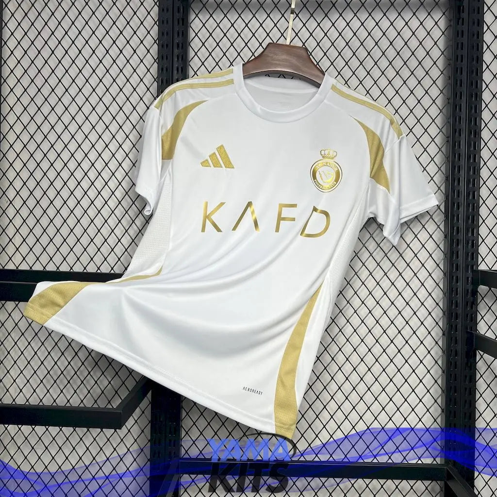 Maillot Al Nassr Third "Or,Blanc" 2024/2025 YamaKits