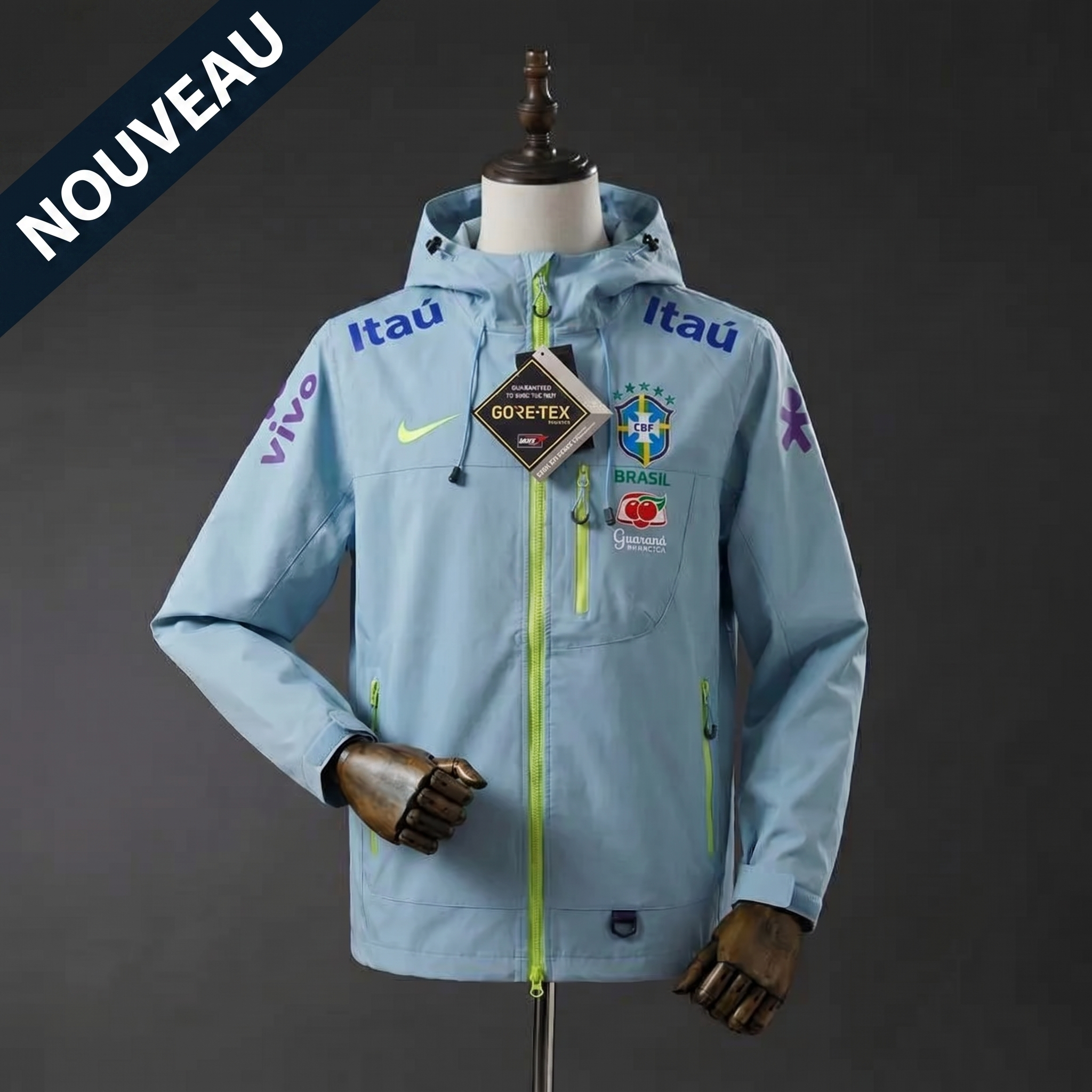 Veste Imperméable Bleu - Brésil