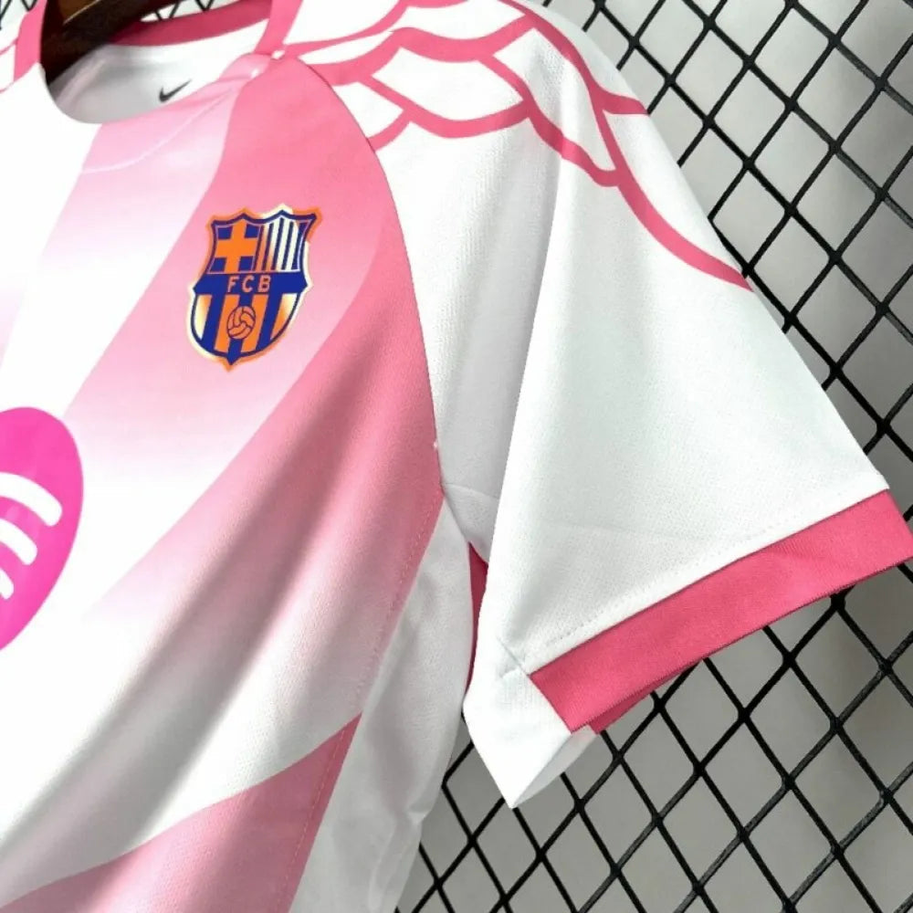 Maillot Barcelone Édition Spéciale Rose & Blanc 2025/2026