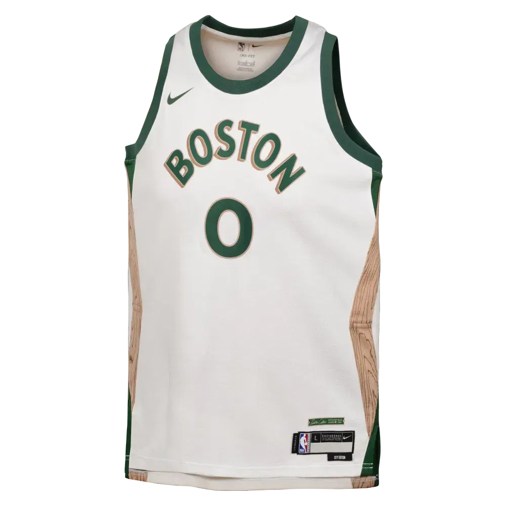 Maillot NBA Enfant Jayson Tatum Boston Celtics Nike City Edition