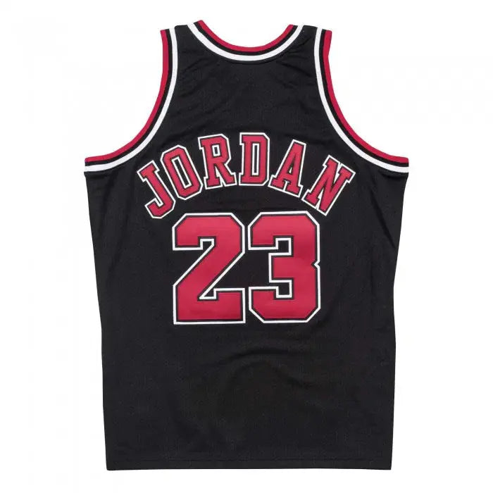 Michael Jordan Chicago Bulls Black '97 Mitchell &amp; Ness NBA Jersey - Road Edition