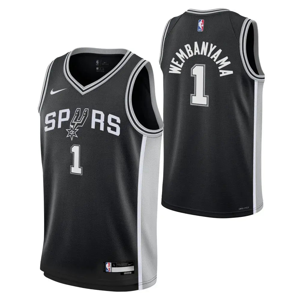 Maillot NBA Enfant Victor Wembanyama San Antonio Spurs Nike Icon