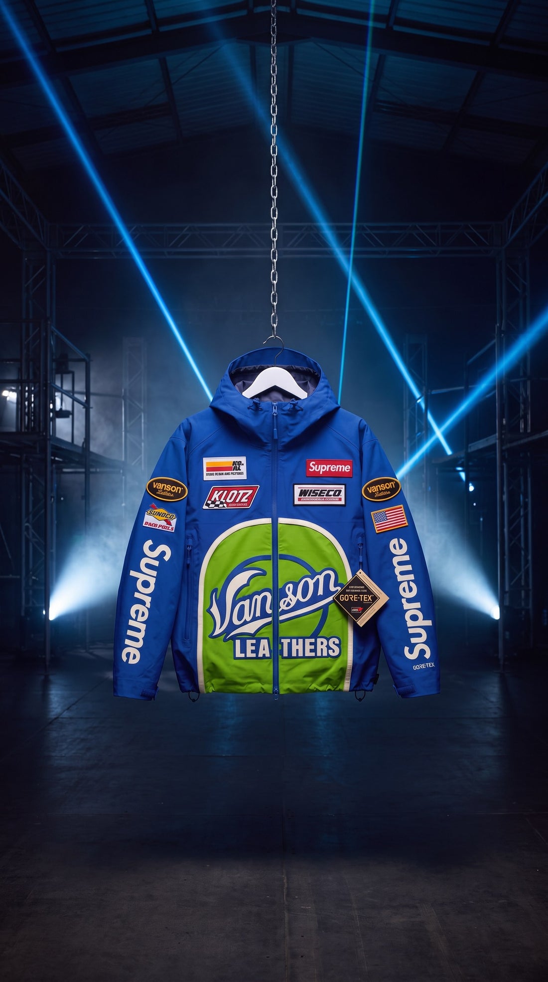 Veste Supreme GORE-TEX bleue