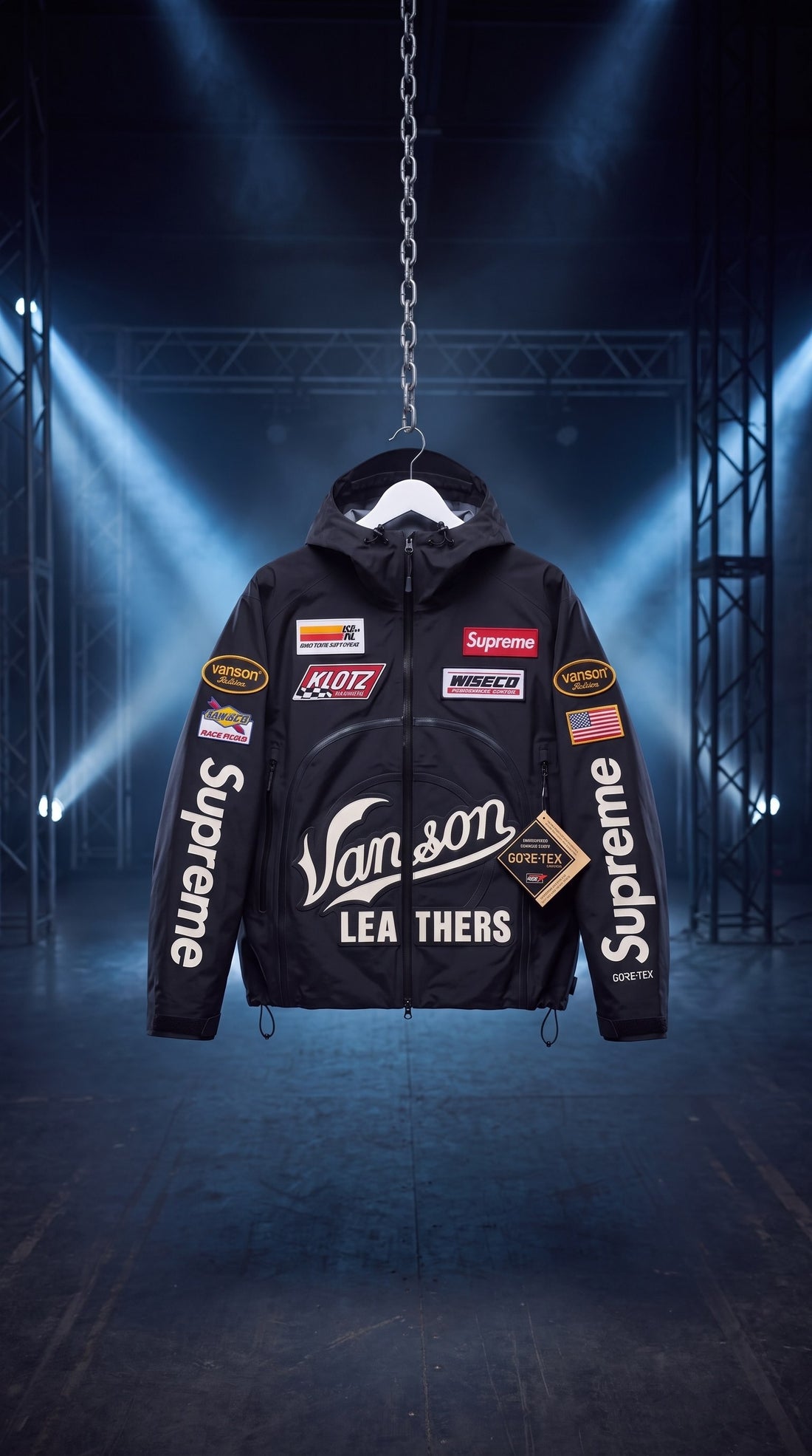 Veste Supreme GORE-TEX noire